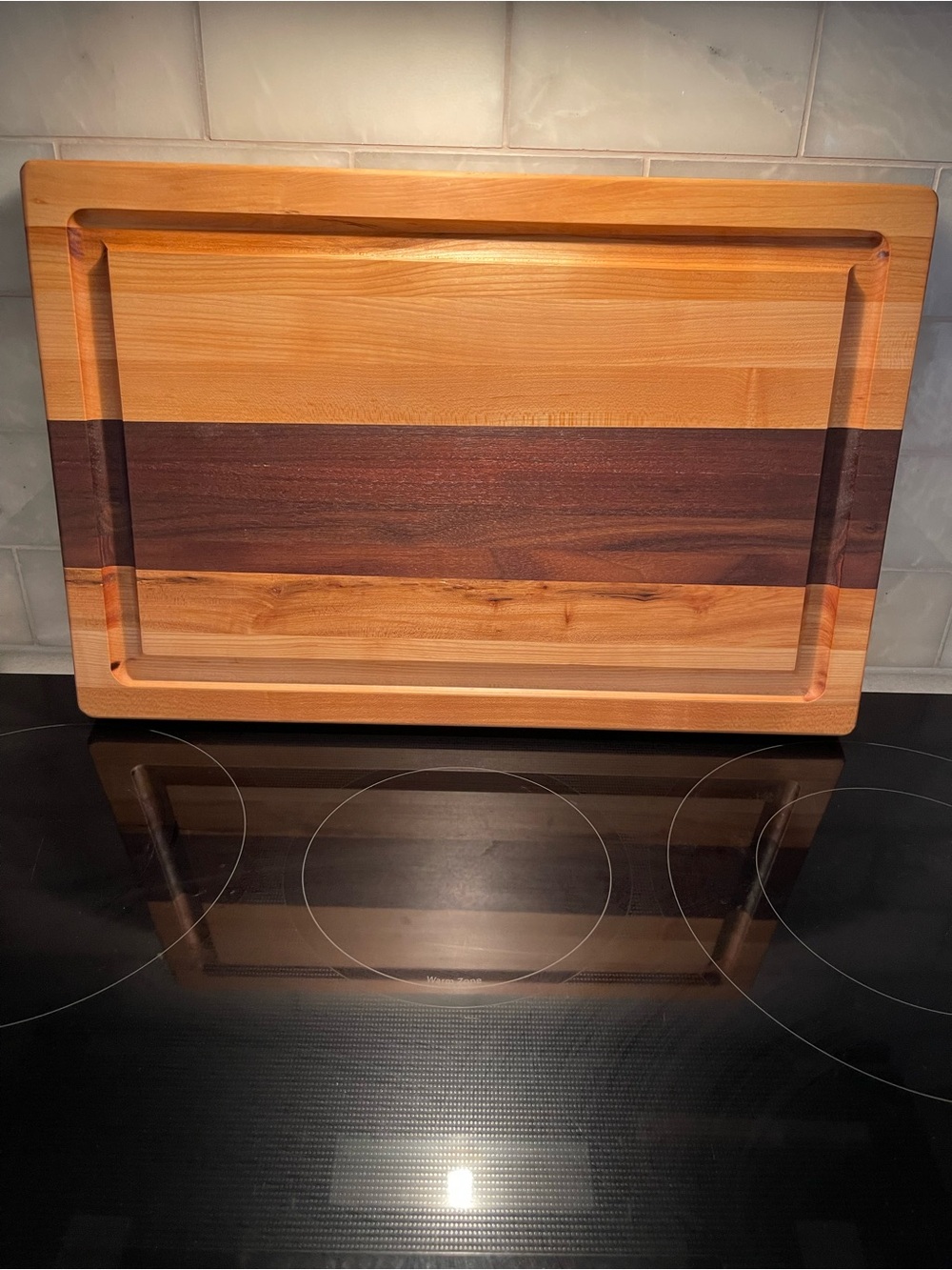 Handmade Handmade Cutting Board with Juice Groove and finger grips